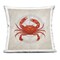 Stupell Industries Red Crab over Compass Decorative Printed Throw Pillow, design by Kim Allen, 18 x 7 x 18